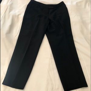 Lined Black Trouser Straight Leg